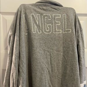 XL Gray Half Zip sweatshirt